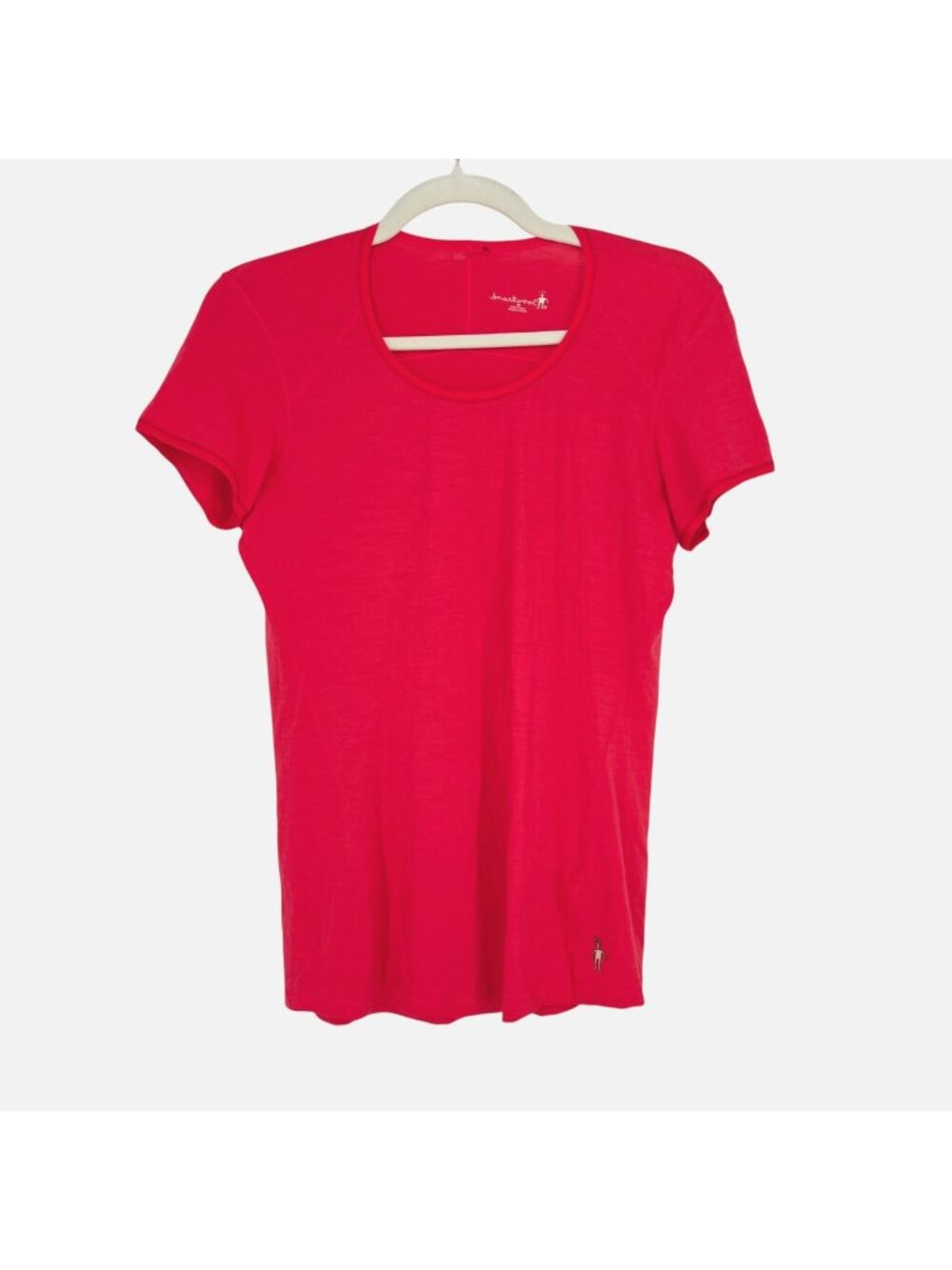Smartwool Coral Pink Merino Wool Short Sleeve T-Shirt Size Medium Lightweight
